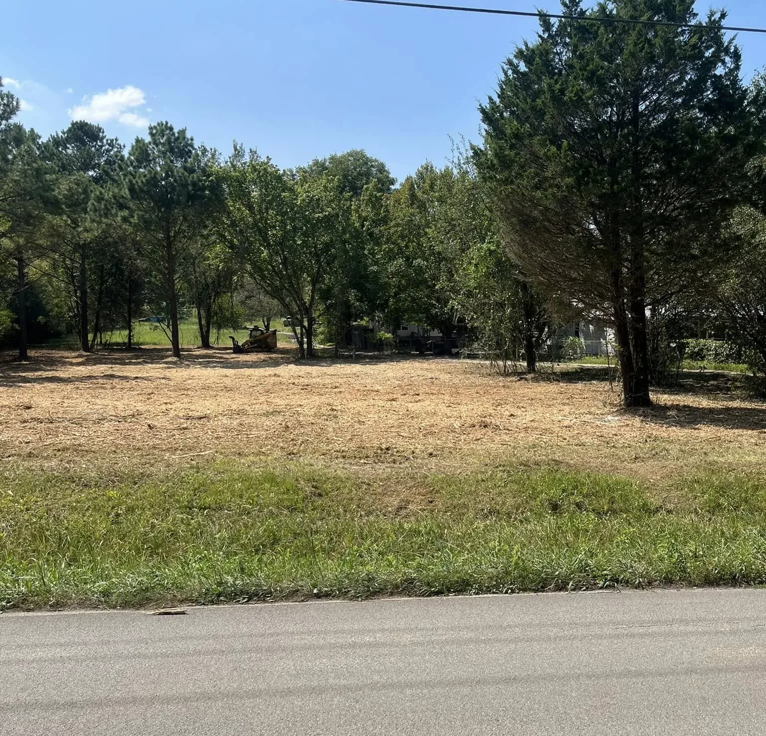 Same lot graded level, drainage corrected.
